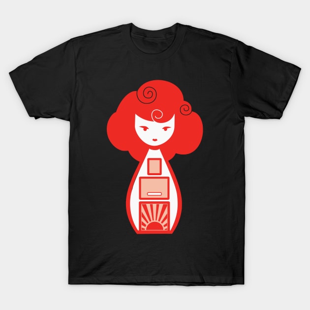 vape girl T-Shirt by moonmorph